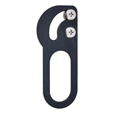 H-311-SUS-2/ステンレス面付け戸先ハンドル（ボード貼り用）