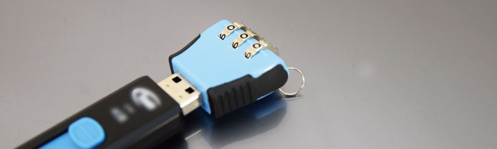 データ流出防止！USBメモリ本体をダイヤルロック｜産業機器