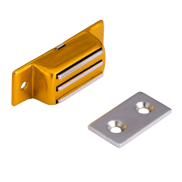 【ゴールドメッキ＋ニッケルメッキ】強力マグネットキャッチ/L-33F